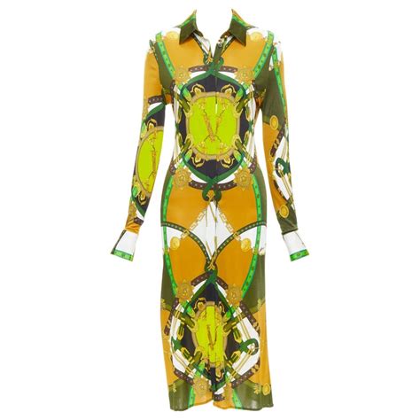 versace rodeo dress|rare VERSACE Barocco Rodeo Virtus Medusa starburst viscose .